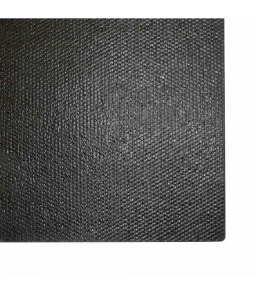 vidaXL Door Mat Black 100x200 cm Tufted Coir