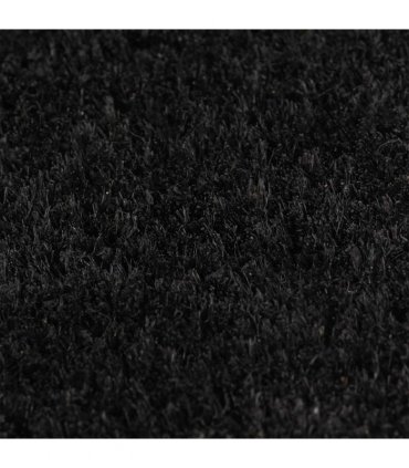 vidaXL Door Mat Black 100x300 cm Tufted Coir