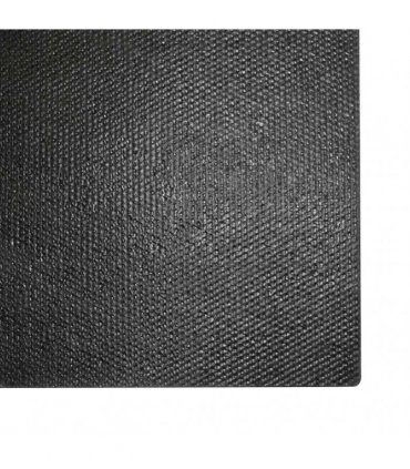 vidaXL Door Mat Black 100x300 cm Tufted Coir
