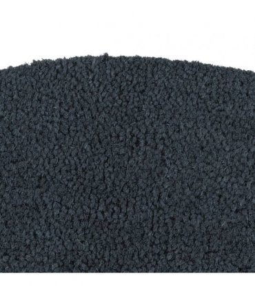vidaXL Door Mat Dark Grey Half Round 50x80 cm Tufted Coir