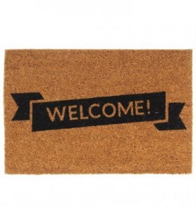 vidaXL Door Mat Natural 40x60 cm Tufted Coir