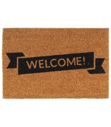vidaXL Door Mat Natural 40x60 cm Tufted Coir