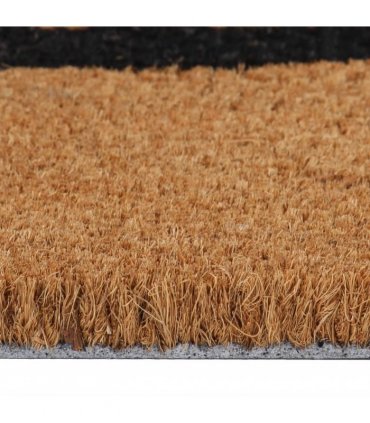 vidaXL Door Mat Natural 40x60 cm Tufted Coir