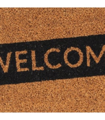 vidaXL Door Mat Natural 40x60 cm Tufted Coir