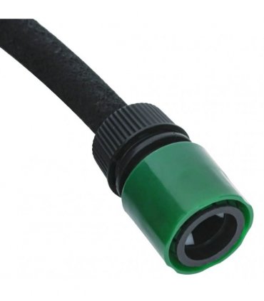 vidaXL Garden Soaker Hose Black 0,6" 10 m Rubber