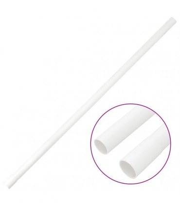 vidaXL Cable Trunkings Ø25 mm 30 m PVC