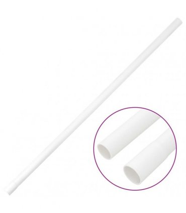 vidaXL Cable Trunkings with Clips Ø25 mm 30 m PVC