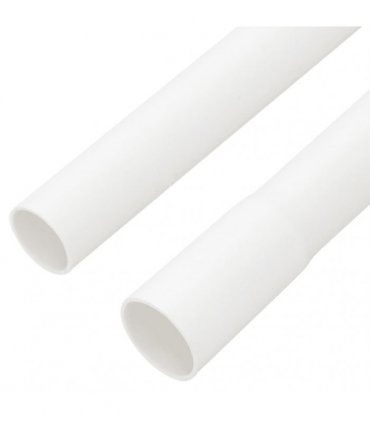vidaXL Cable Trunkings with Clips Ø25 mm 30 m PVC