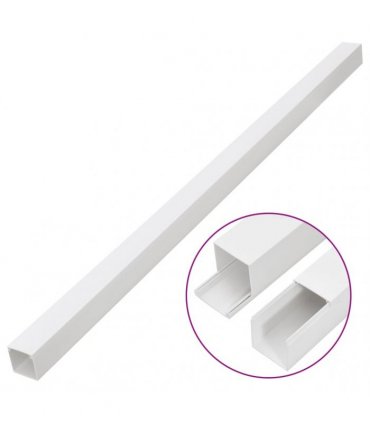 vidaXL Cable Trunking 40x40 mm 10 m PVC
