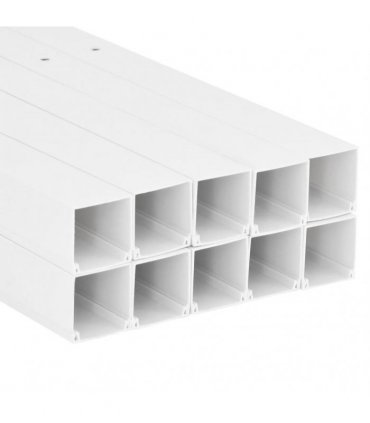 vidaXL Cable Trunking 40x40 mm 10 m PVC