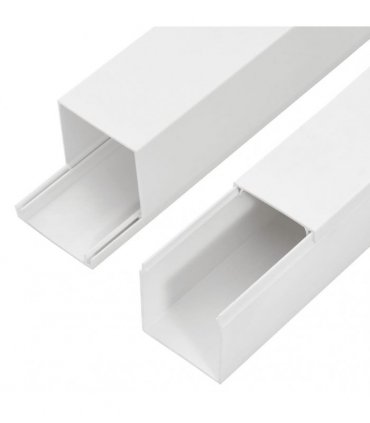 vidaXL Cable Trunking 40x40 mm 30 m PVC