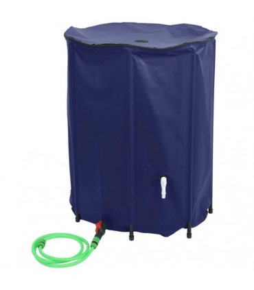 vidaXL Water Tank with Tap Foldable 500 L PVC