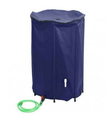 vidaXL Water Tank with Tap Foldable 1000 L PVC