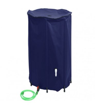 vidaXL Water Tank with Tap Foldable 100 L PVC