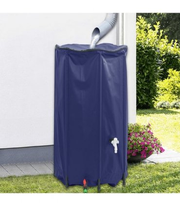 vidaXL Water Tank with Tap Foldable 380 L PVC