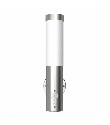 vidaXL Outdoor Wall Lamps 2 pcs with Motion Detector Stainless Steel