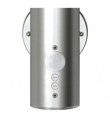 vidaXL Outdoor Wall Lamps 2 pcs with Motion Detector Stainless Steel
