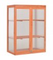 vidaXL Greenhouse Wood 75x47x109 cm