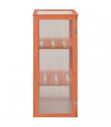 vidaXL Greenhouse Wood 75x47x109 cm