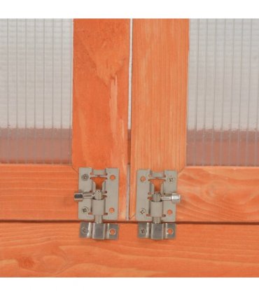 vidaXL Greenhouse Wood 75x47x109 cm