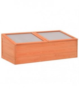 vidaXL Greenhouse Wood 100x50x34 cm