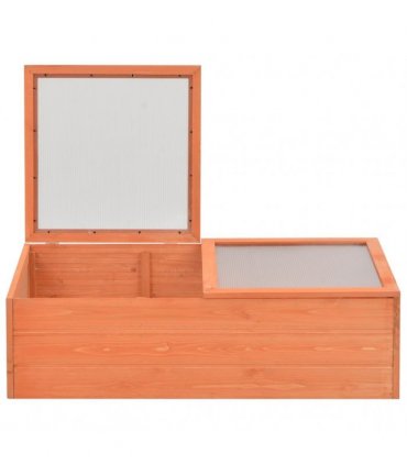 vidaXL Greenhouse Wood 100x50x34 cm