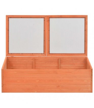 vidaXL Greenhouse Wood 100x50x34 cm