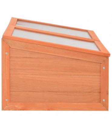 vidaXL Greenhouse Wood 100x50x34 cm