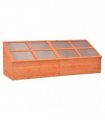 vidaXL Greenhouse Wood 180x57x62 cm
