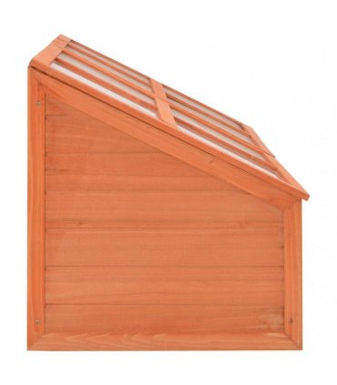 vidaXL Greenhouse Wood 180x57x62 cm