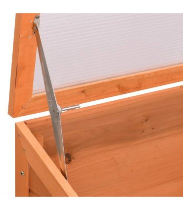 vidaXL Greenhouse Wood 180x57x62 cm