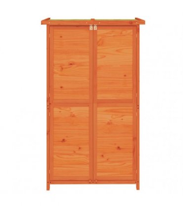vidaXL Garden Tool Shed Brown 83x57x140 cm Solid Wood Pine