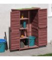 vidaXL Garden Tool Shed Mocha 83x57x140 cm Solid Wood Pine