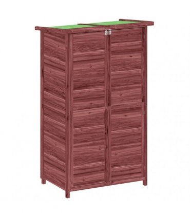 vidaXL Garden Tool Shed Mocha 83x57x140 cm Solid Wood Pine