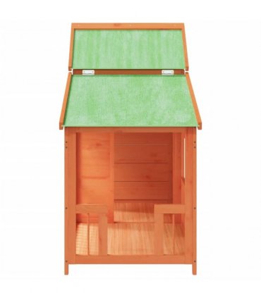 vidaXL Dog Kennel Brown 143x60,5x109 cm Solid Wood Pine