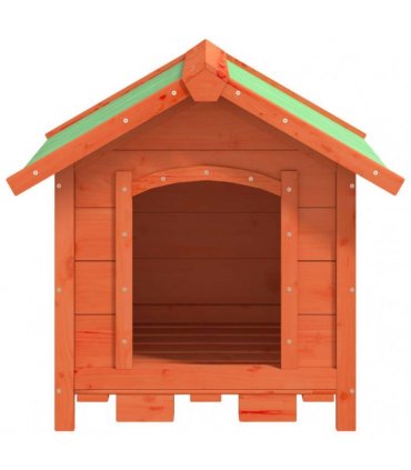 vidaXL Dog Kennel Brown 65x65x61,5 cm Solid Wood Pine