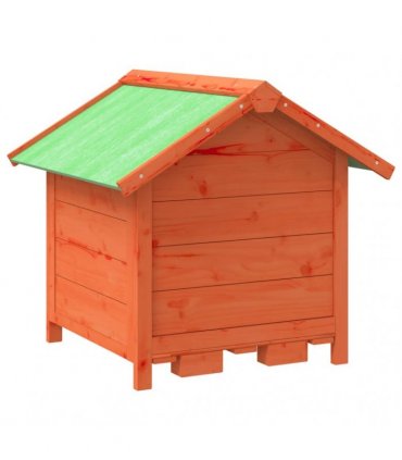 vidaXL Dog Kennel Brown 65x65x61,5 cm Solid Wood Pine