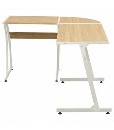 vidaXL Corner Desk L-Shaped Oak