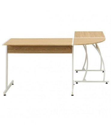 vidaXL Corner Desk L-Shaped Oak