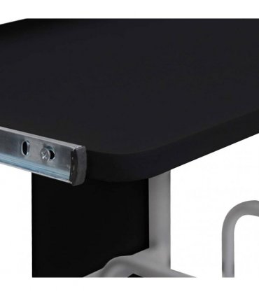 vidaXL Computer Desk Black 110x52x88.5 cm Engineered Wood