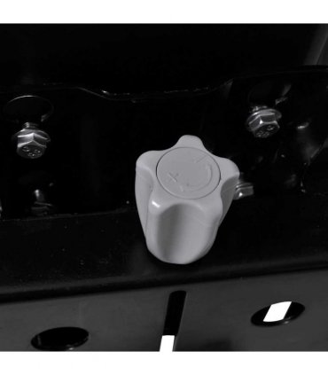 vidaXL Tractor Seat with Suspension Black