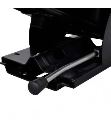 vidaXL Tractor Seat with Suspension Black