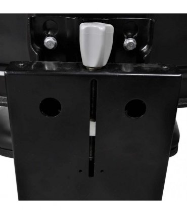 vidaXL Tractor Seat with Suspension Black