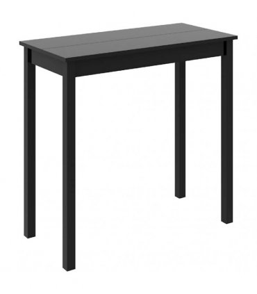 vidaXL Bar Table MDF Black 115x55x107 cm
