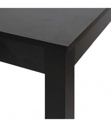 vidaXL Bar Table MDF Black 115x55x107 cm
