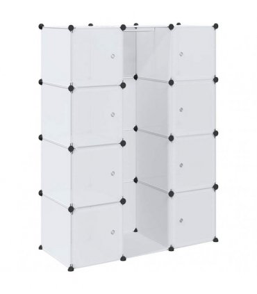 vidaXL Modular Cabinet with 9 Compartments 109x36,5x143 cm White