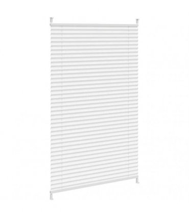 vidaXL Plisse Blind 70x100cm White Pleated Blind