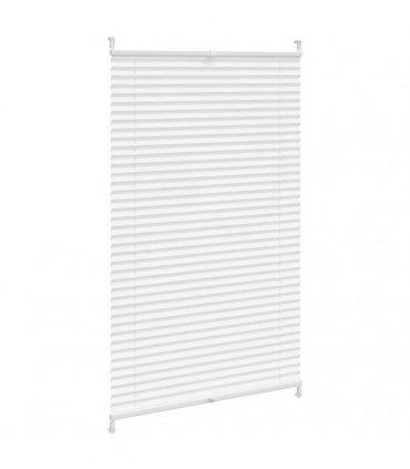vidaXL Plisse Blind 80x150cm White Pleated Blind