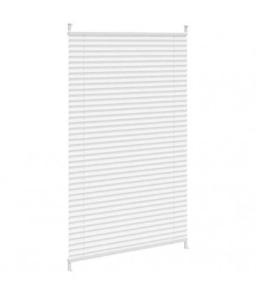 vidaXL Plisse Blind 80x150cm White Pleated Blind