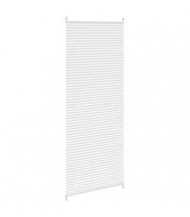 Plisse Blind 80x200cm White Pleated Blind